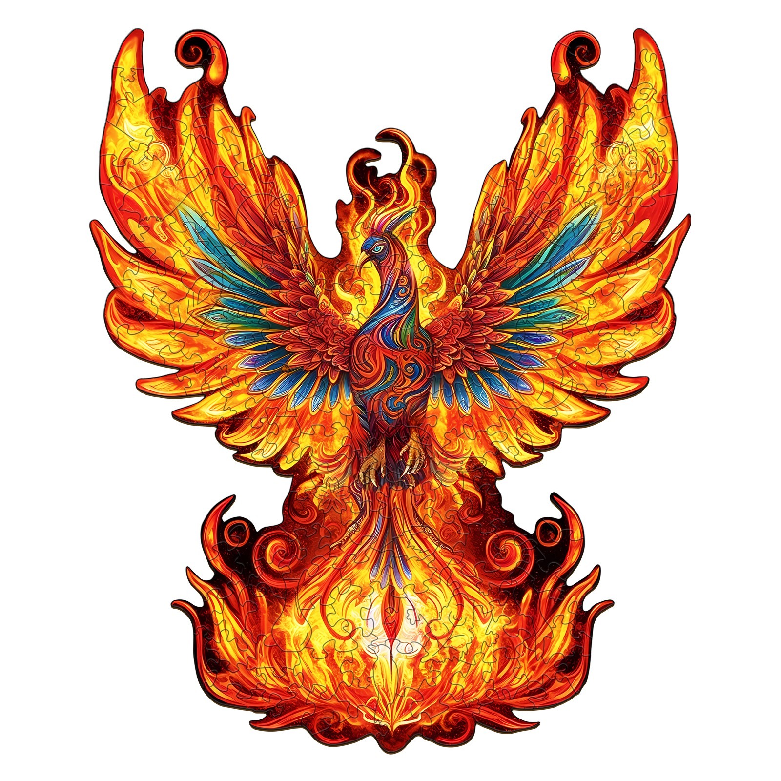 You are currently viewing Wooden Jigsaw Puzzle-Flame-born Phoenix 66e6f425d7451