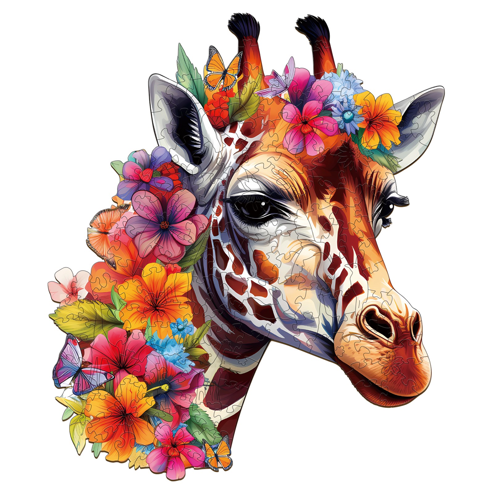 You are currently viewing Wooden Jigsaw Puzzle – Flowers and Giraffes 66e5c91a3ee33