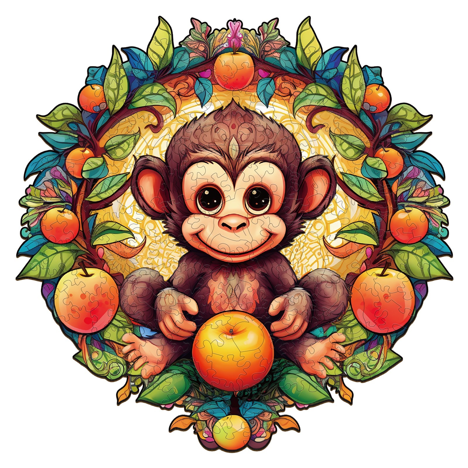 You are currently viewing Wooden Jigsaw Puzzle-Happy Monkey 66e27b81df12f