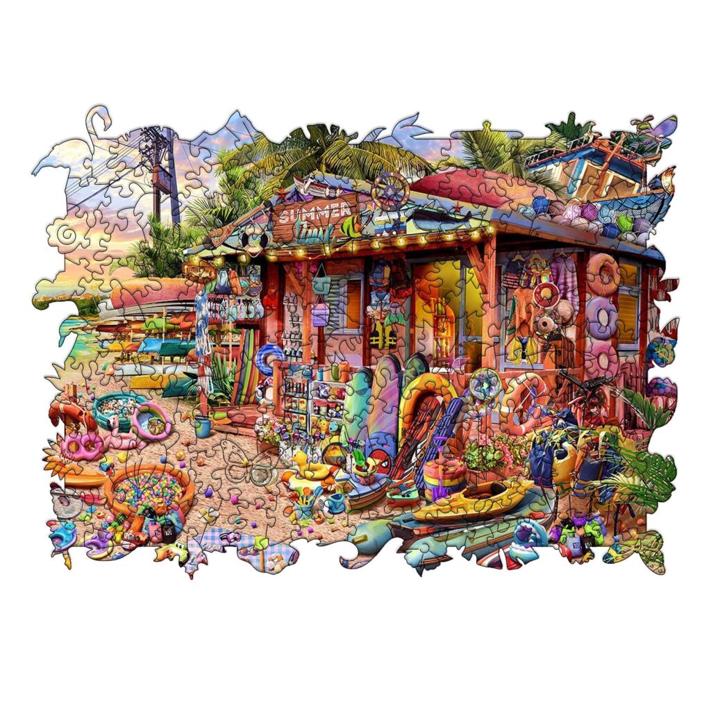 Wooden Jigsaw Puzzle-Happy Summer Time 66de2c15dcf50