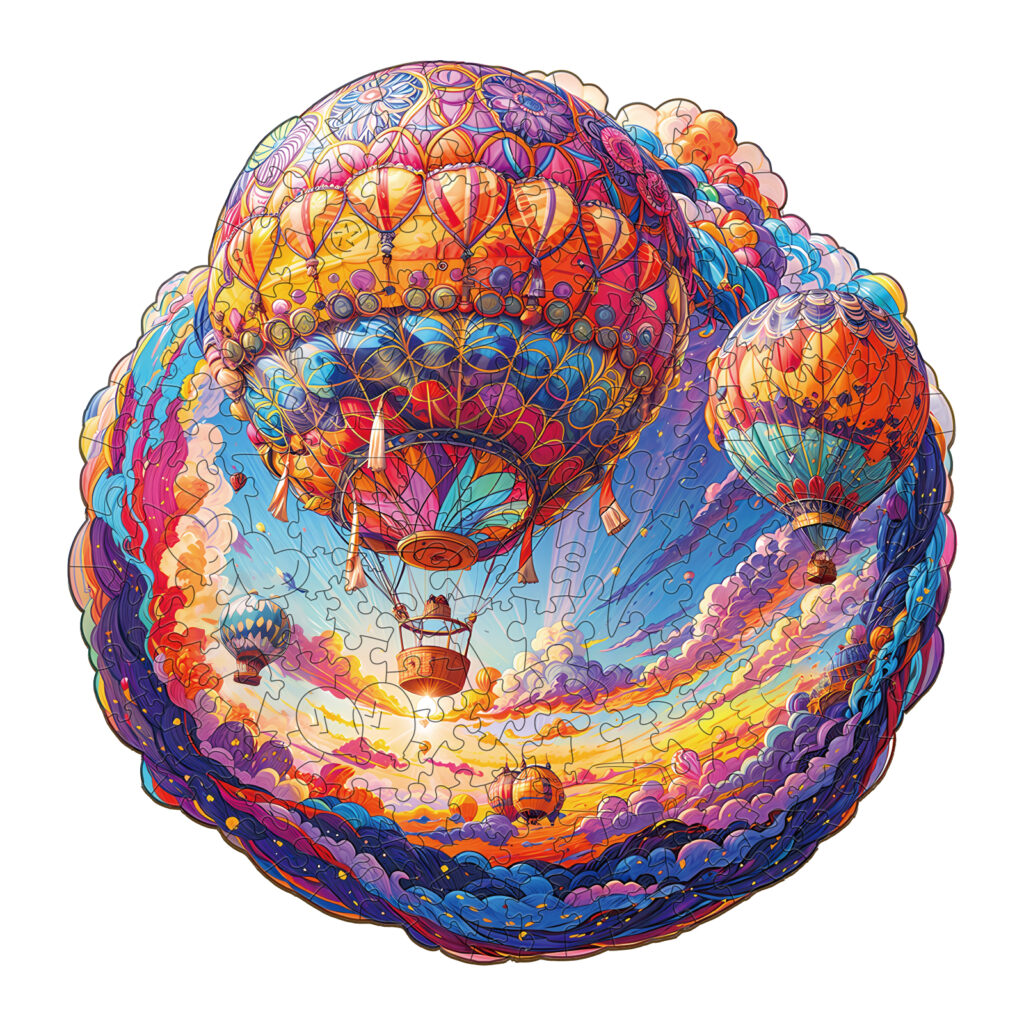 Wooden Jigsaw Puzzle – Hot Air Balloon 66e93ffc2d8ce