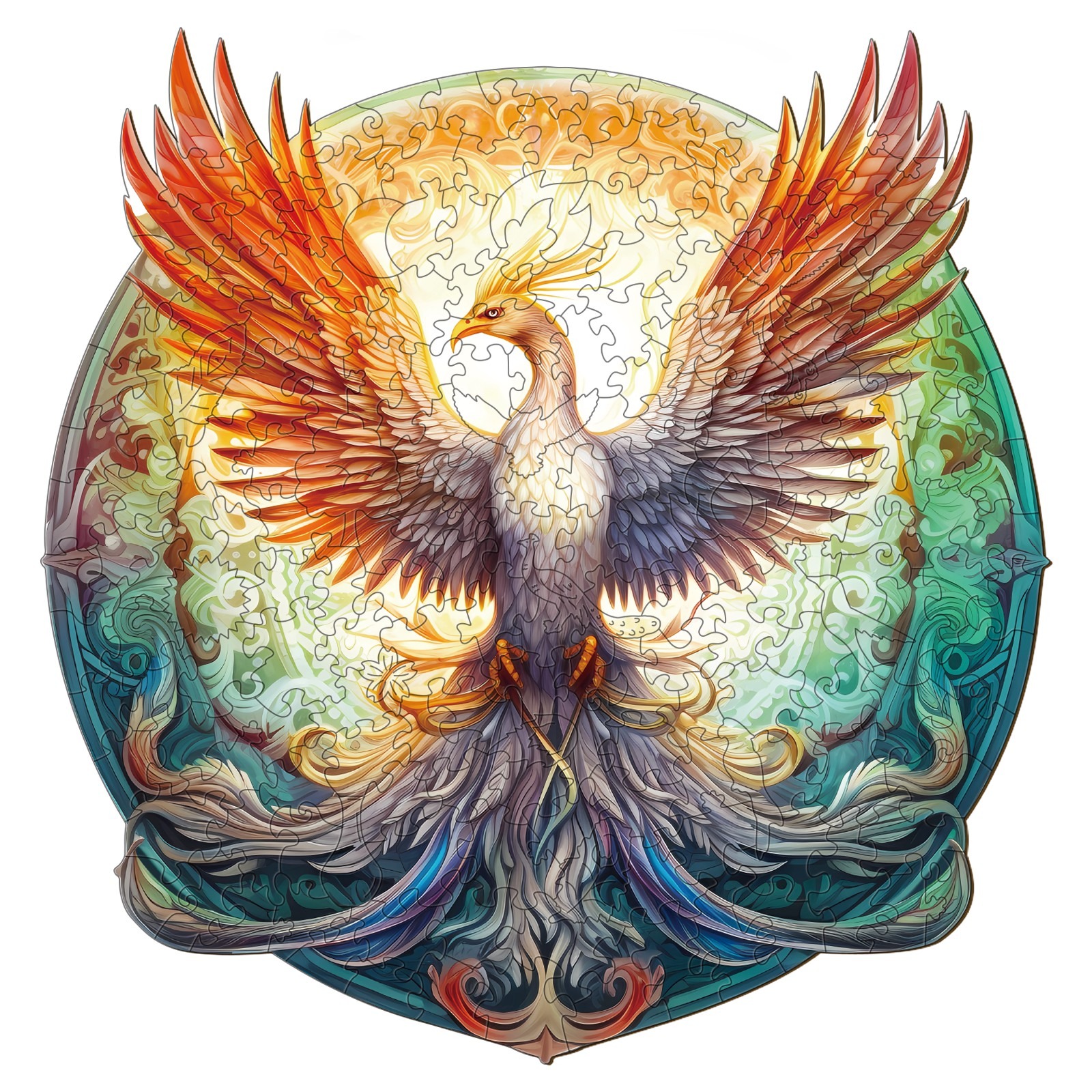 You are currently viewing Wooden Jigsaw Puzzle-Mysterious Phoenix 66e871b16c997