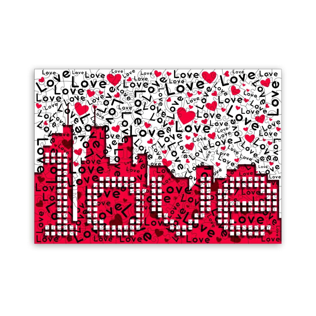 Wooden Jigsaw Puzzle-LOVE CHALLENGE 66ea22ece165b