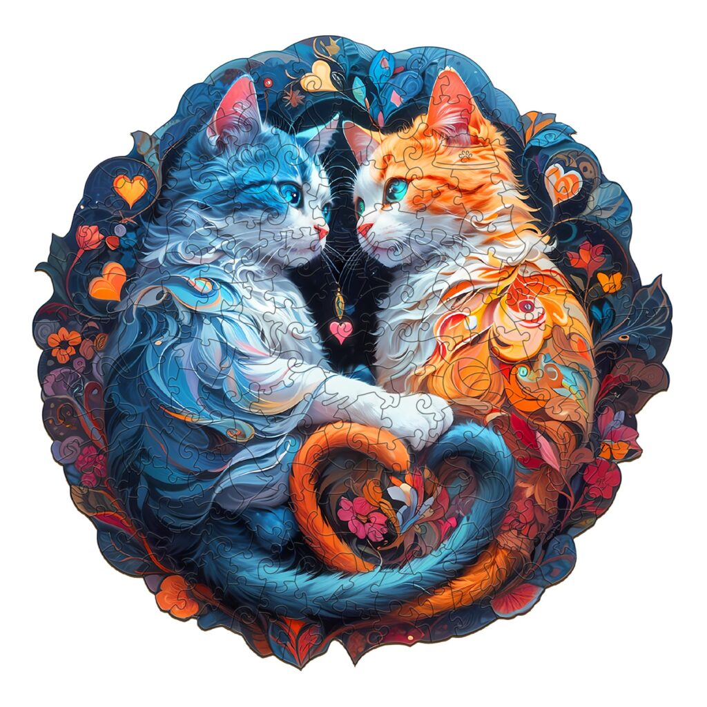 Wooden Jigsaw Puzzle – Love Hug 66e15ad99c550