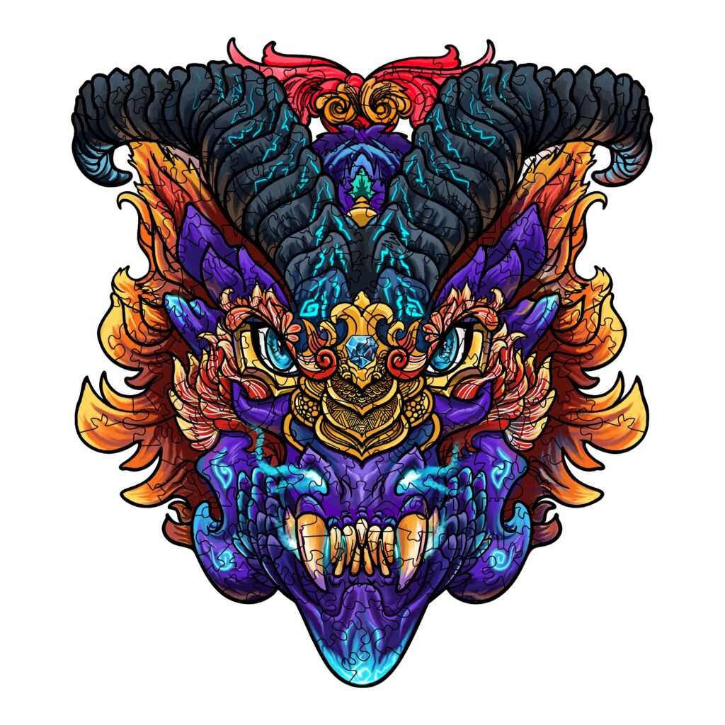 Wooden Jigsaw Puzzle-MAGIC DRAGON 66e13bc811b9f