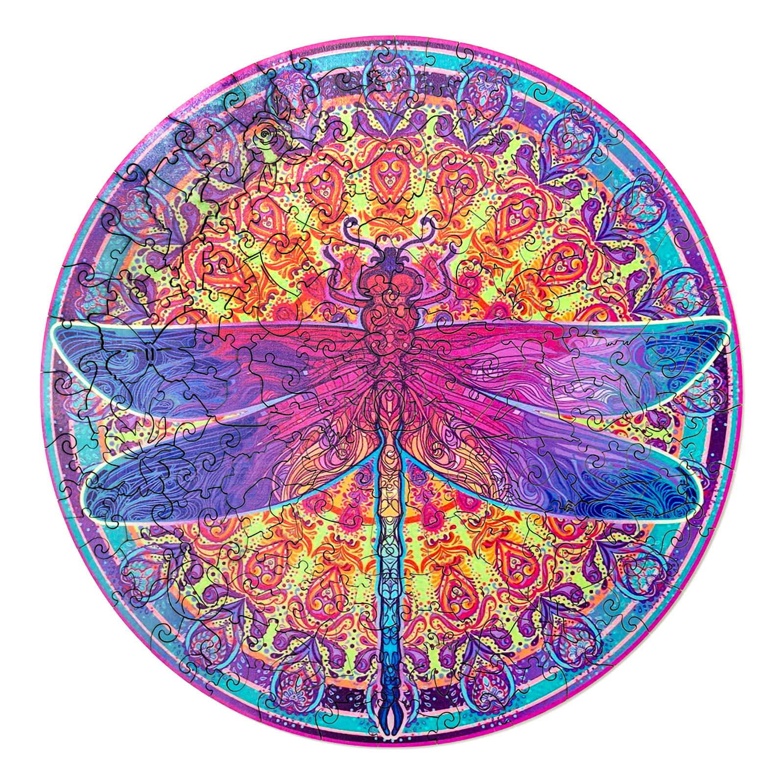 You are currently viewing Wooden Jigsaw Puzzle-MANDALA DRAGONFLY 2 66e6597928d9b