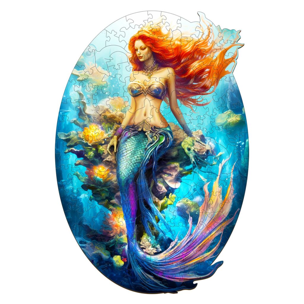 Wooden Jigsaw Puzzle – Mermaid 66dfb3f91e691