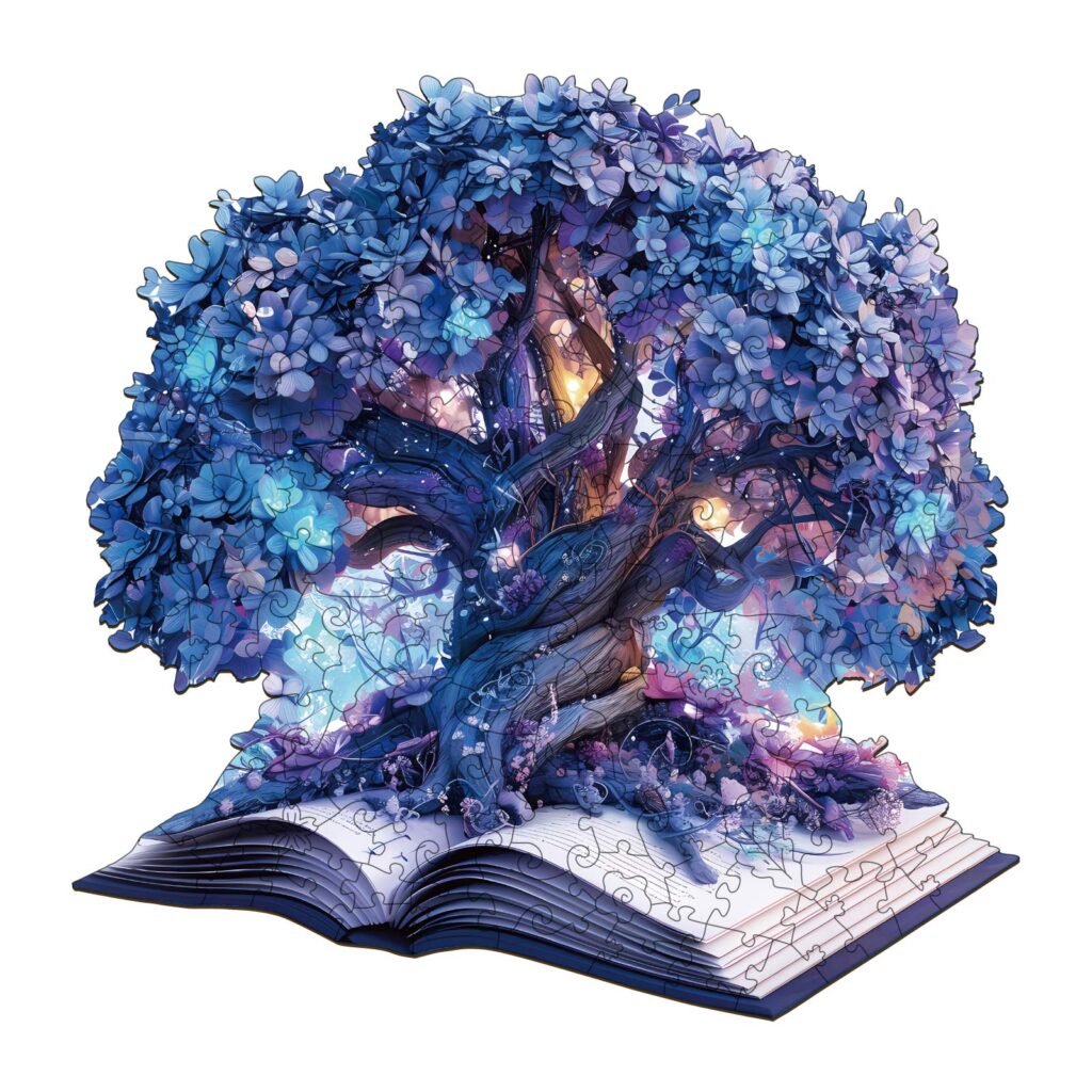 Wooden Jigsaw Puzzle-Book Magic 66e16514299bc