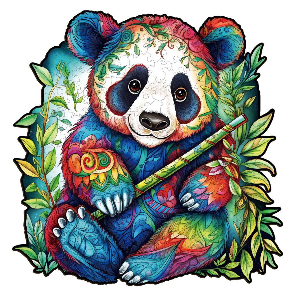 Wooden Jigsaw Puzzle-Panda 66de7eb9ac3ed
