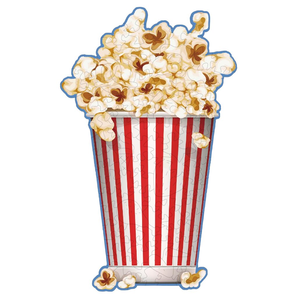 Wooden Jigsaw Puzzle-Popcorn 66e096dd0591e