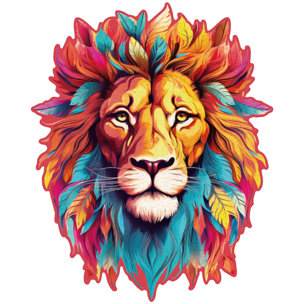 Wooden Jigsaw Puzzle – Resolute Lion 66ec985a63a91