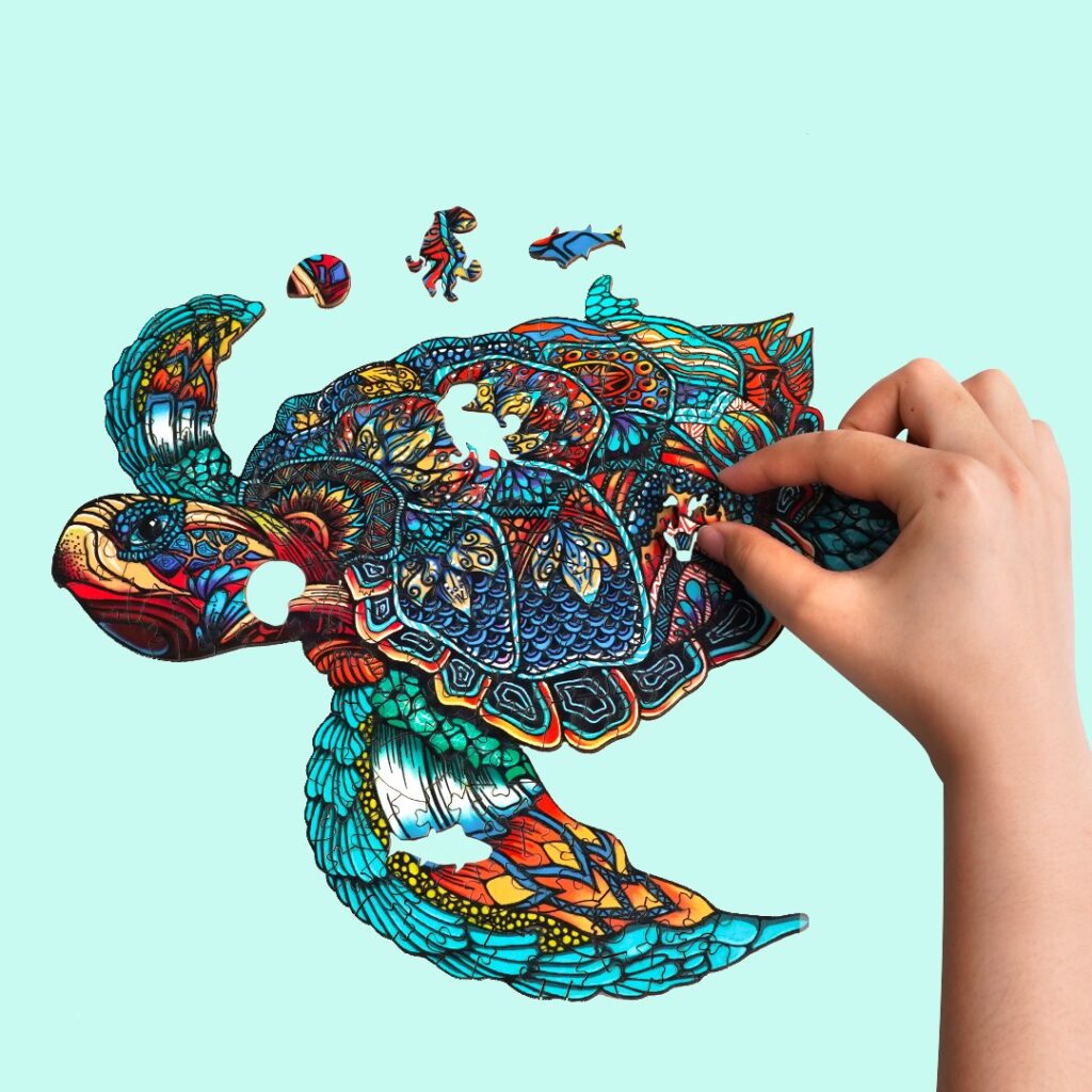 Turtle Wooden Jigsaw Puzzles 66e084ca1d3e6