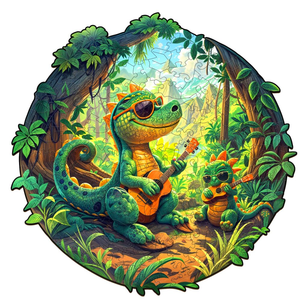 Wooden Jigsaw Puzzle – Rock Dinosaur 66dd871ee6f67