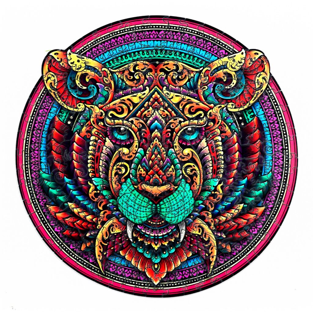 Wooden Jigsaw Puzzle-SACRED TIGER 66e7f6147e18c