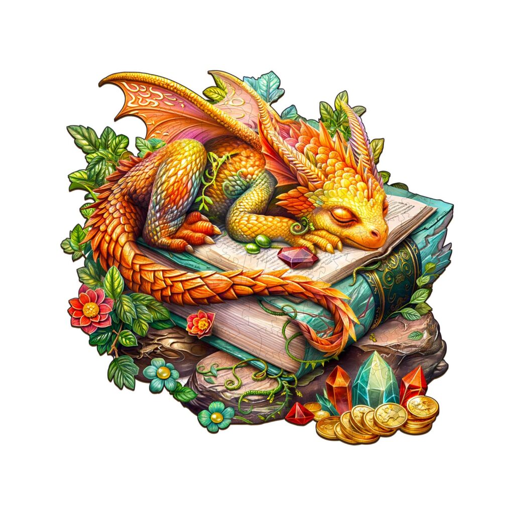 Wooden Jigsaw Puzzle – Sleeping Dragon 66edb8a34a82f