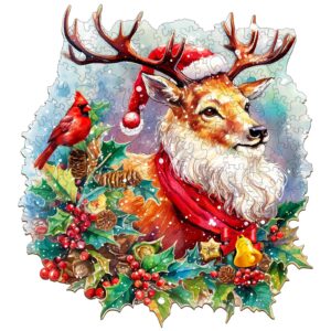 Read more about the article Wooden Jigsaw Puzzle-Sparkle Christmas Reindeer 66d618f3448bb