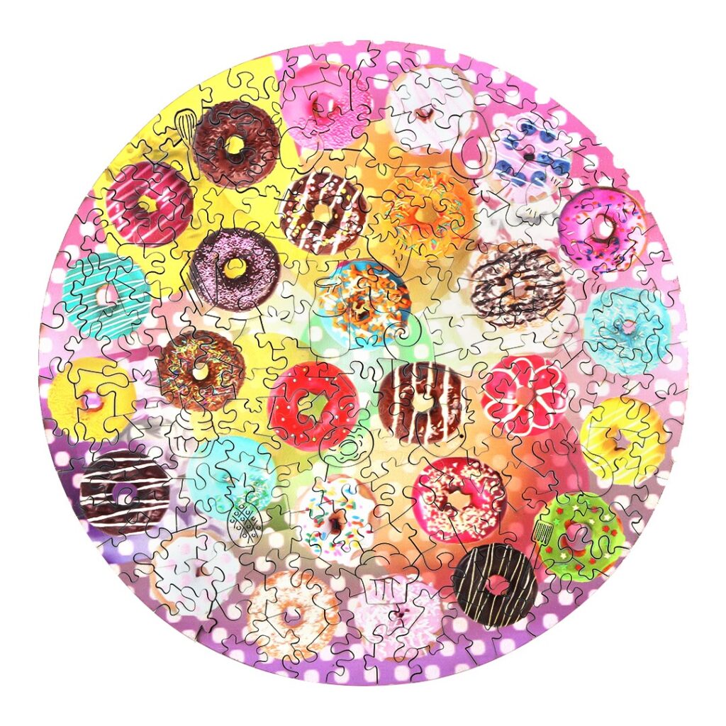 Wooden Jigsaw Puzzle-SWEET DOUGHNUT 66ed28515bc05