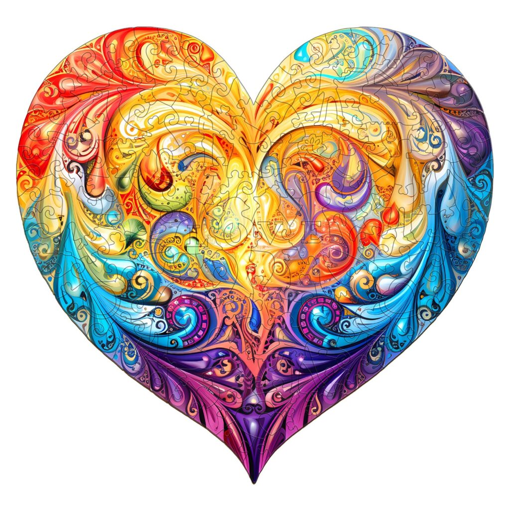 Wooden Jigsaw Puzzle-Sweet Heart 66d9c8078ece4