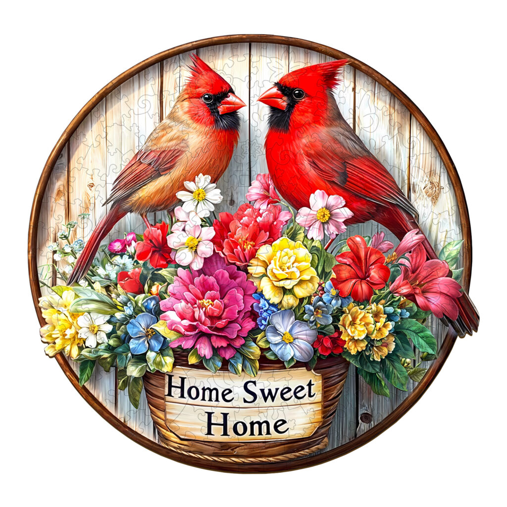 Wooden Jigsaw Puzzle-Sweet Home 66e06337e0a68