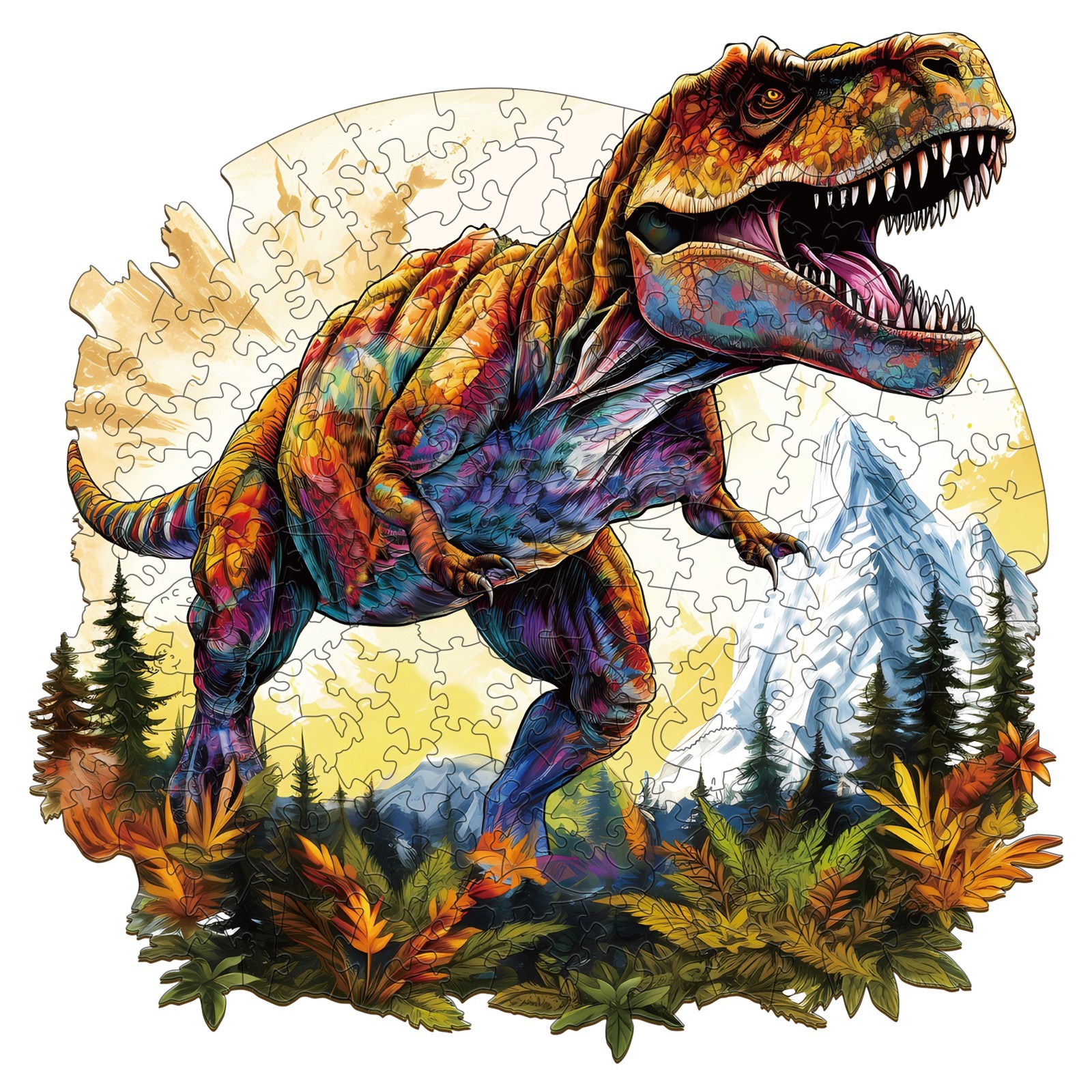 Read more about the article Wooden Jigsaw Puzzle-T-rex 66e8487049456