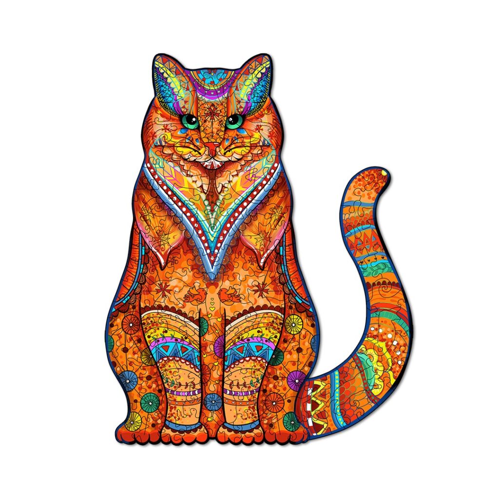 Wooden Jigsaw Puzzle-TACTFUL CAT 66e3a69e75c2e
