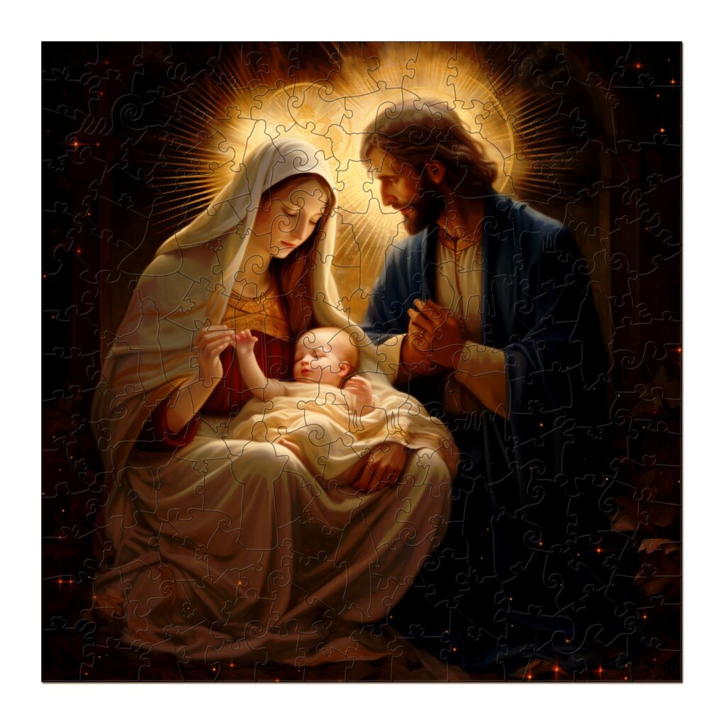 Wooden Jigsaw Puzzle – The Birth of Jesus 66e0def88851c