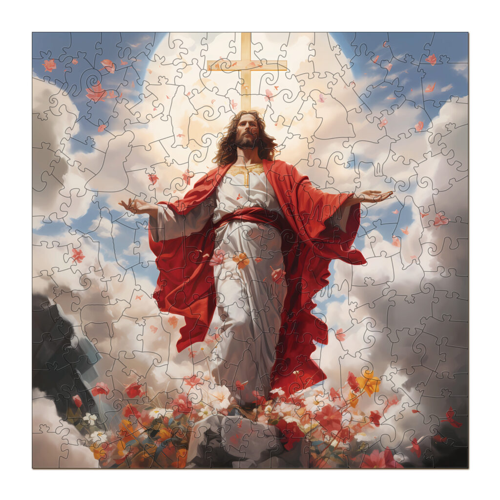 Wooden Jigsaw Puzzle – The Passion of Jesus (Heaven) 66e40377f0a0a