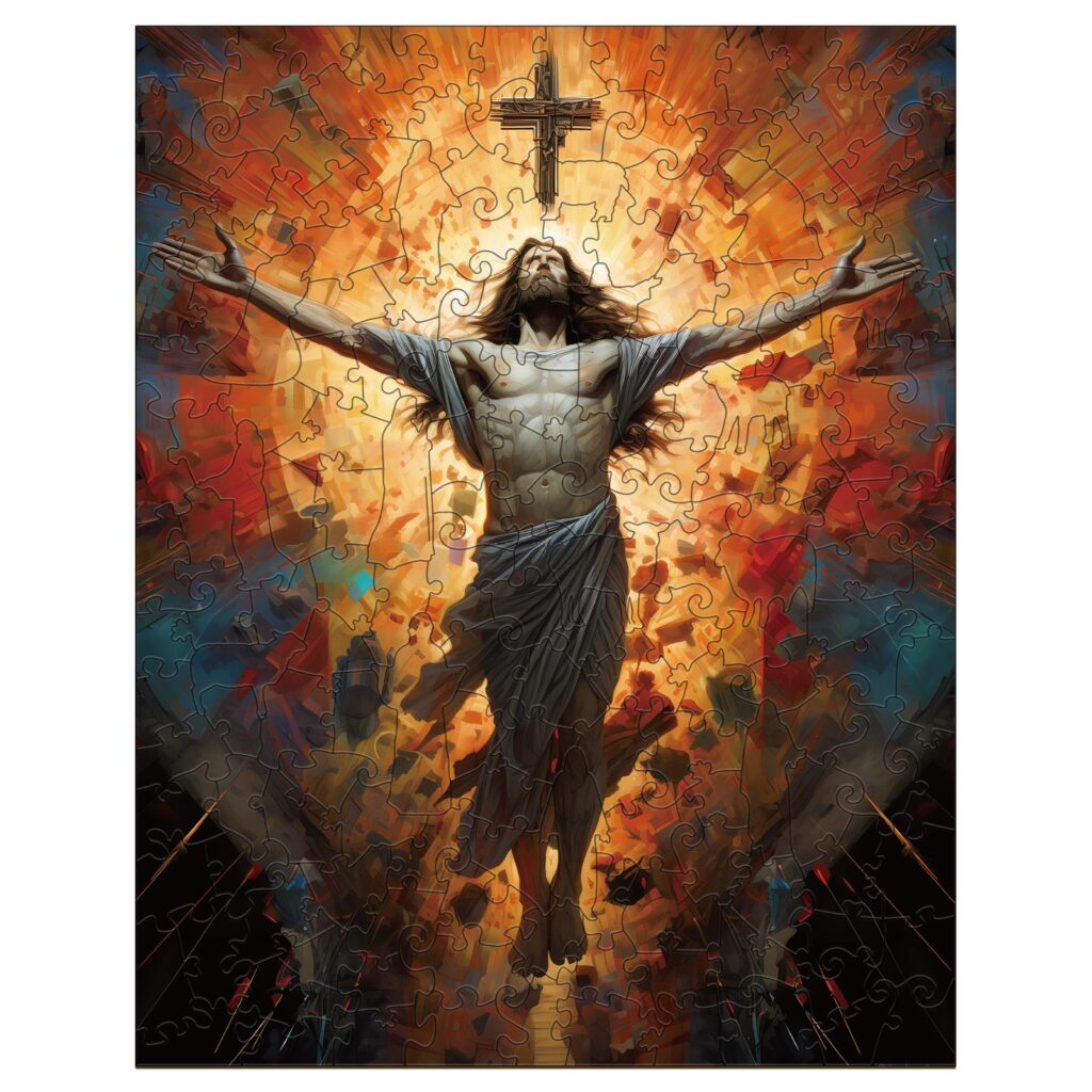 Wooden Jigsaw Puzzle – The Passion of Jesus (Hell) 66edcd816574a
