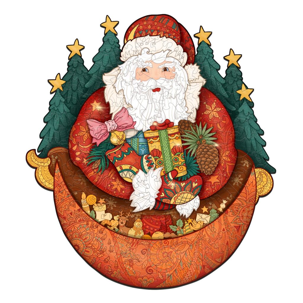Wooden Jigsaw Puzzle-WARM CHRISTMAS 66eeb022a5dfe