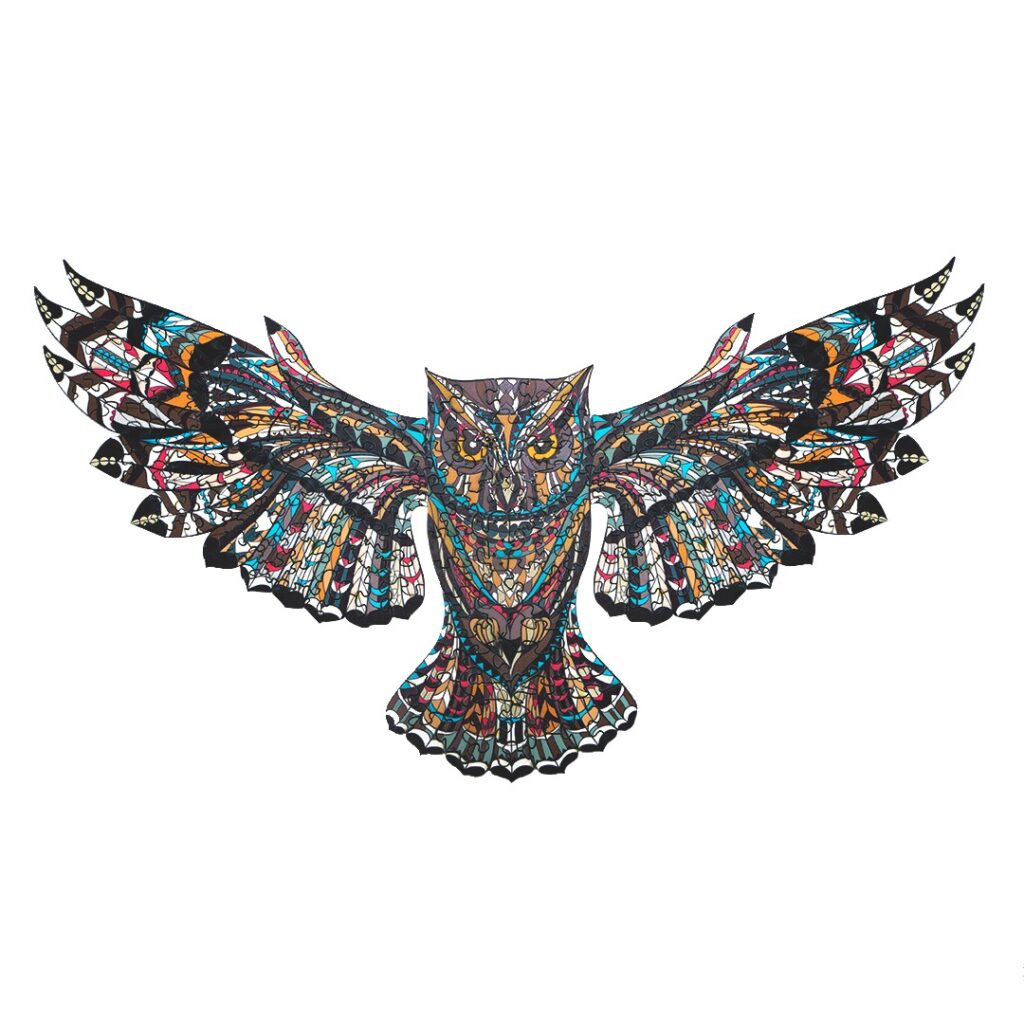 Wooden Jigsaw Puzzle-WISE OWL 66eab32fd5c45