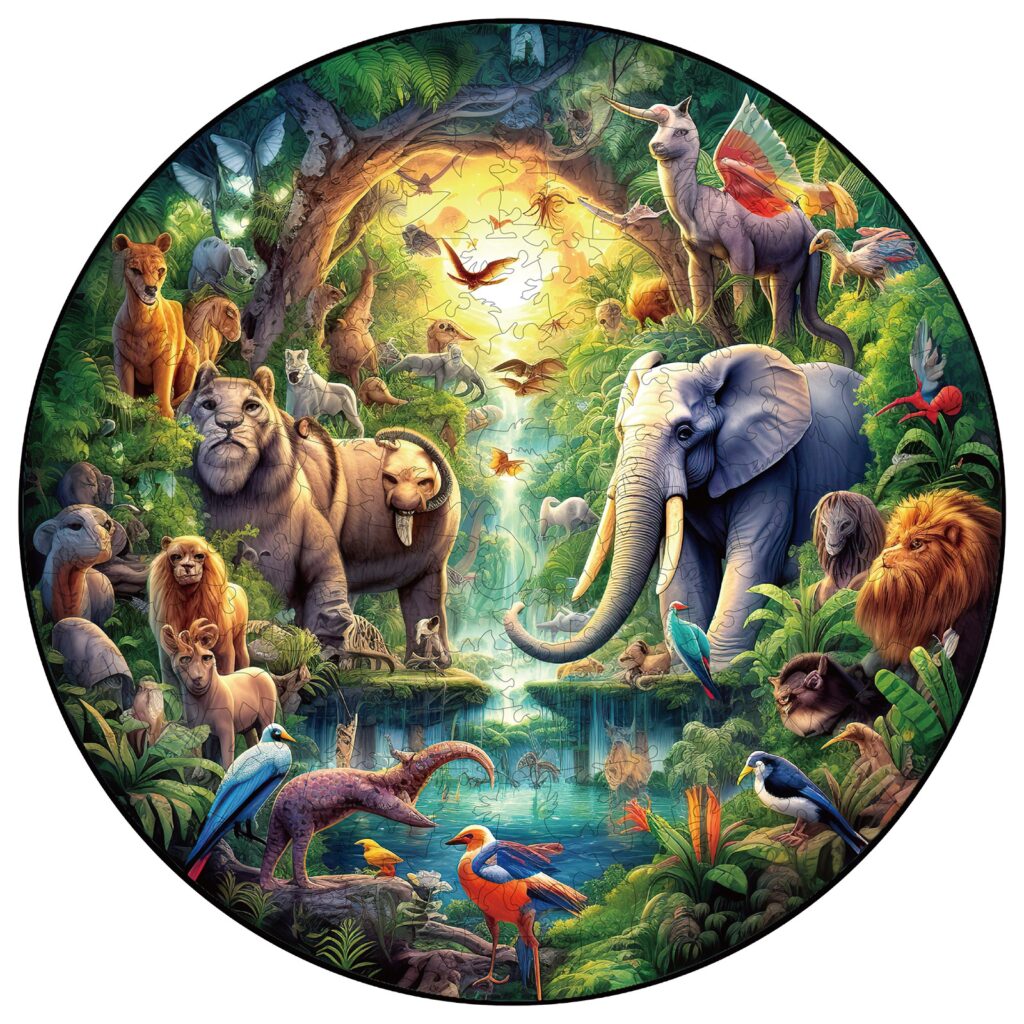Wooden Jigsaw Puzzle-Wonderful Animals 66ec5a169a4d2