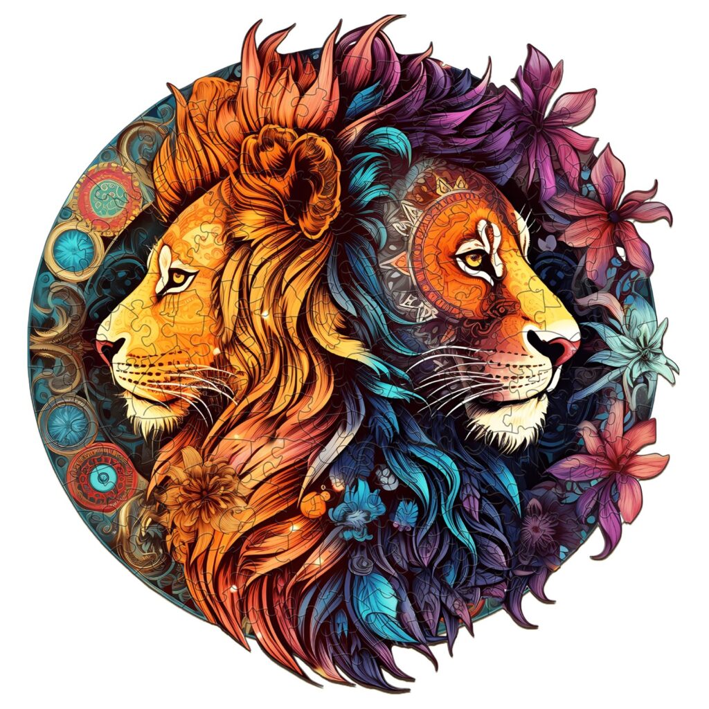 Wooden Jigsaw Puzzle-Yin-Yang Lion-2 66e7a37a13ce2
