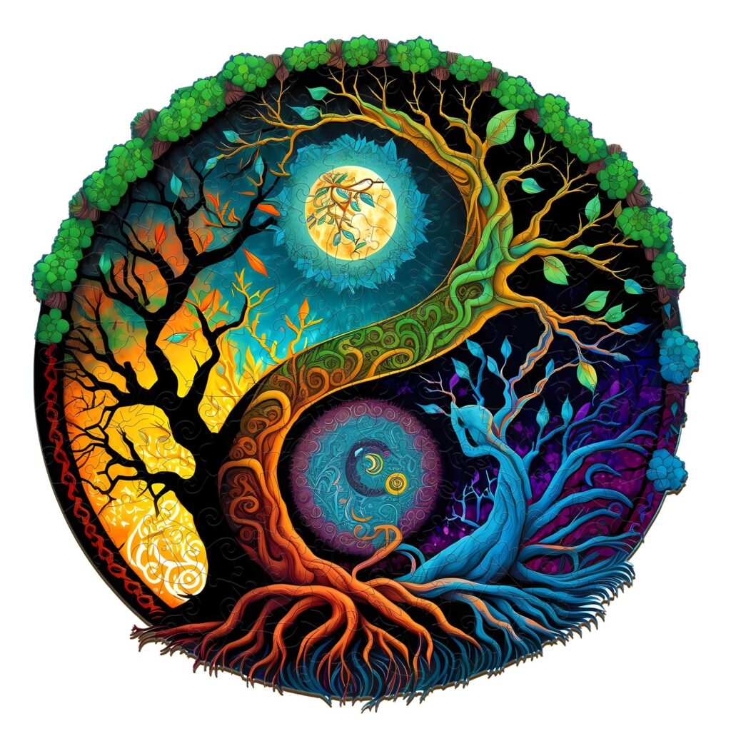 Wooden Jigsaw Puzzle-Yin-Yang Tree of Life 3 66e2e2a8982ba