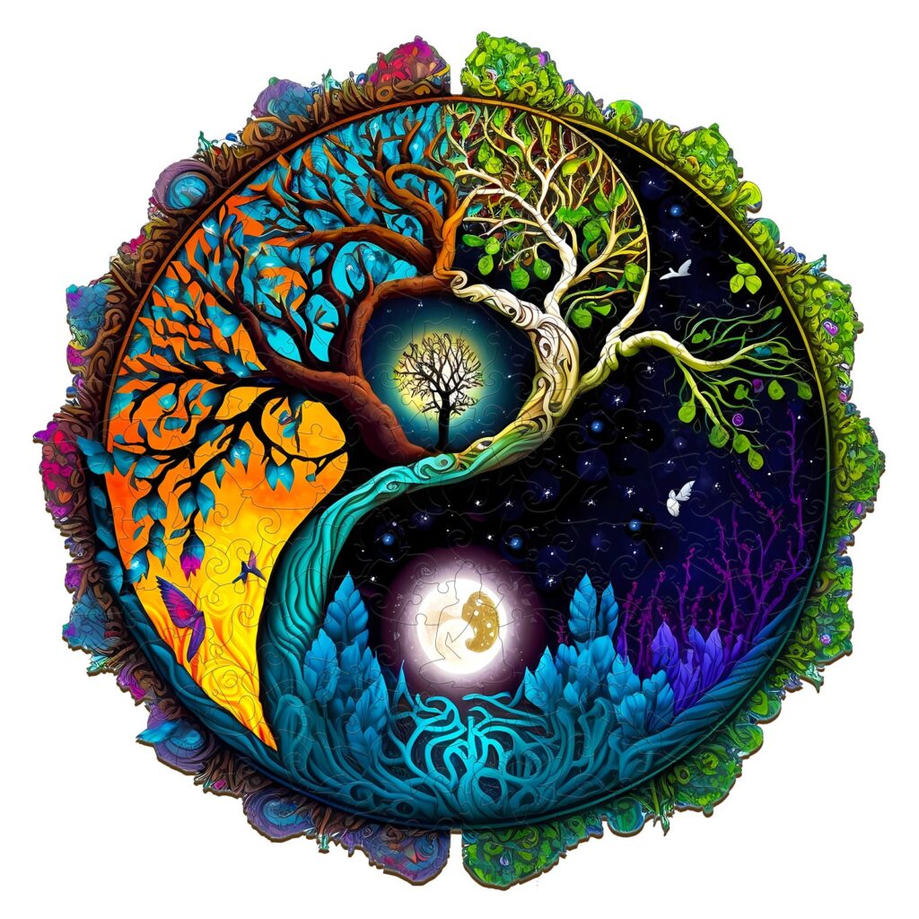 Wooden Jigsaw Puzzle-Yin-Yang Tree of Life 4 66e9dac943088