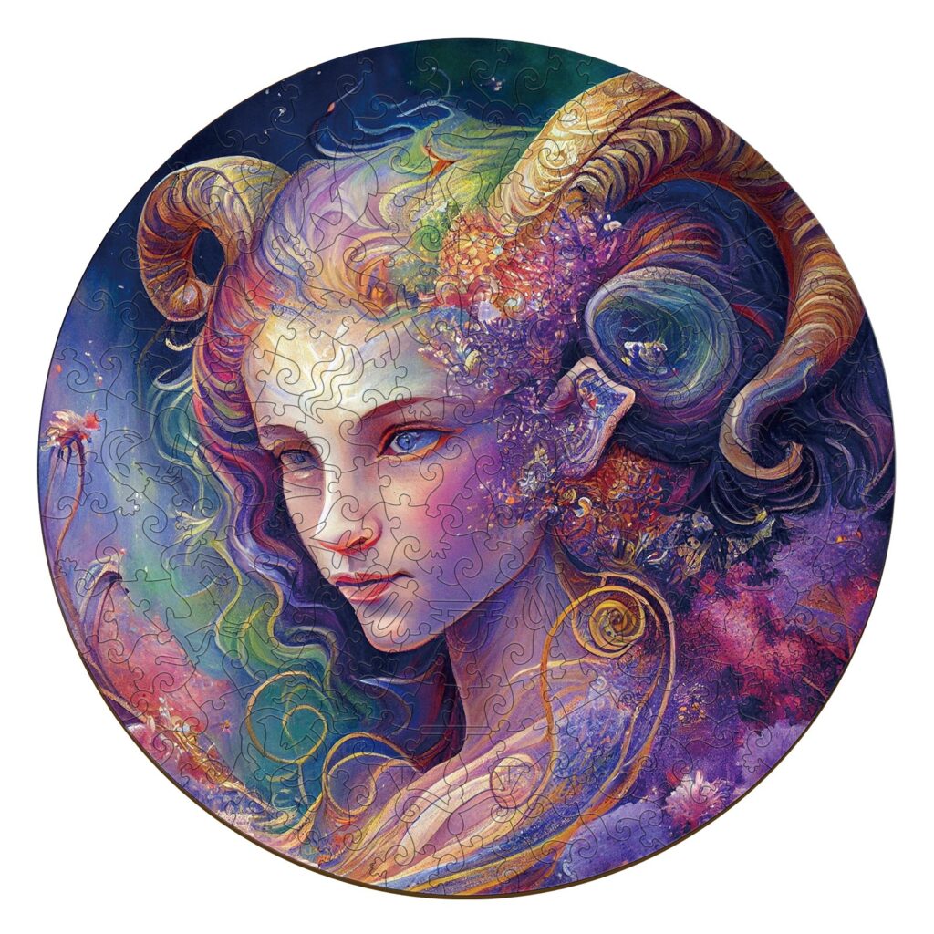 Zodiac Wooden Jigsaw Puzzle-Taurus 66dd5dd803376